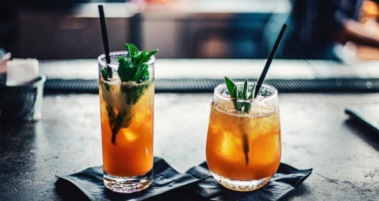 Drinks at Deck 41 rooftop bar, Amari Dhaka
