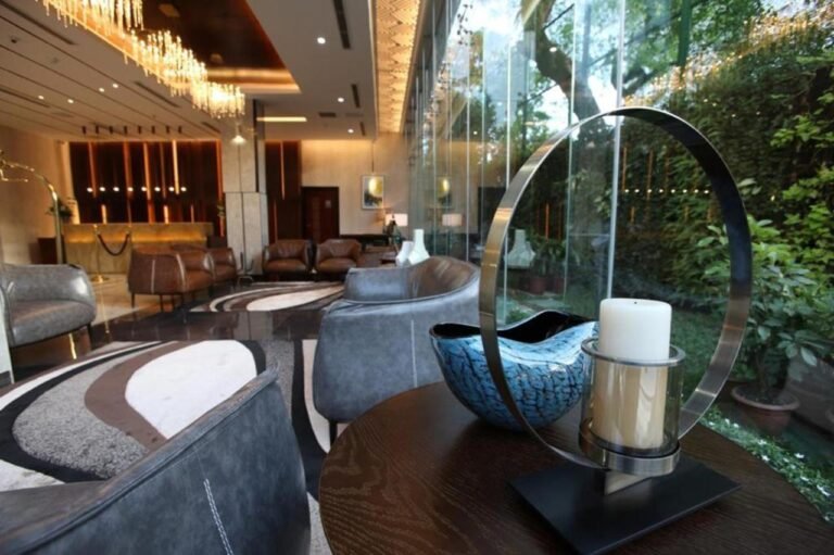 Lounge at Empyrean Hotel Dhaka