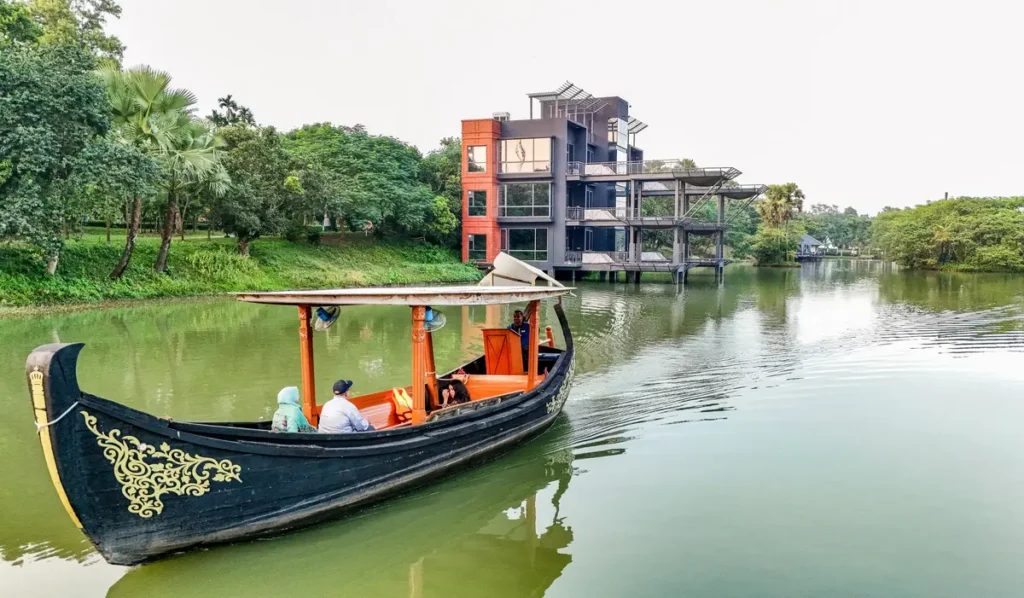 Boating lake at Sarah Resort, Gazipur