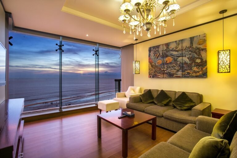 Suite lounge with sea view at Sayeman Beach Resort