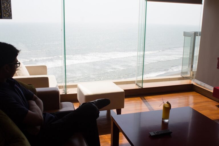 Sea-view lounge at Sayeman Beach Resort