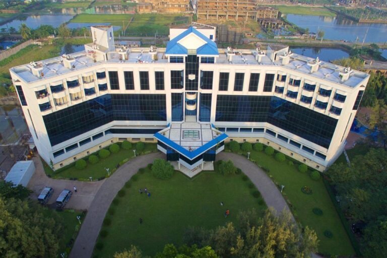 Aerial view of Seagull Hotel, Cox's Bazar
