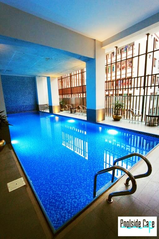 Indoor swimming pool at Sky City Hotel Dhaka