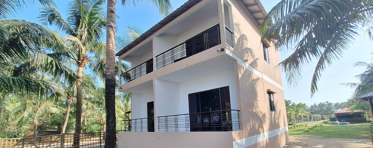 Shuktara Beach Resort building exterior on Saint Martin Island